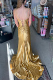 Beaded Corset Mermaid Long Formal Dress with HZ0307