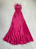 Apple Green Mermaid Long Prom Dresses Appliques Satin Evening HZ0307
