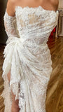 White Lace Bridal Wedding Dresses, HZ0307