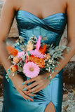 Sweetheart Black Metallic Mermaid Long Party HZ0307